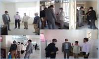 نظارت مستقیم دکتر زینی وند مدیر شبکه بهداشت و درمان پاکدشت بر حسن انجام تعمیرات ساختمان مرکز خدمات جامع سلامت شهری یبر